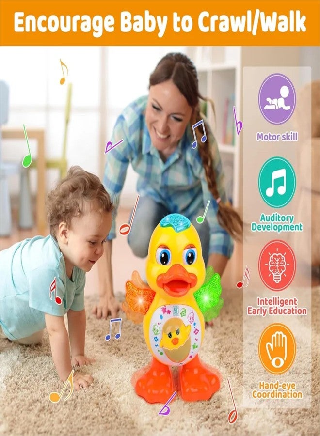 Manos Duck Toy fuiger with Light and Movable Toy for Kids Pack of 1 - Image 4